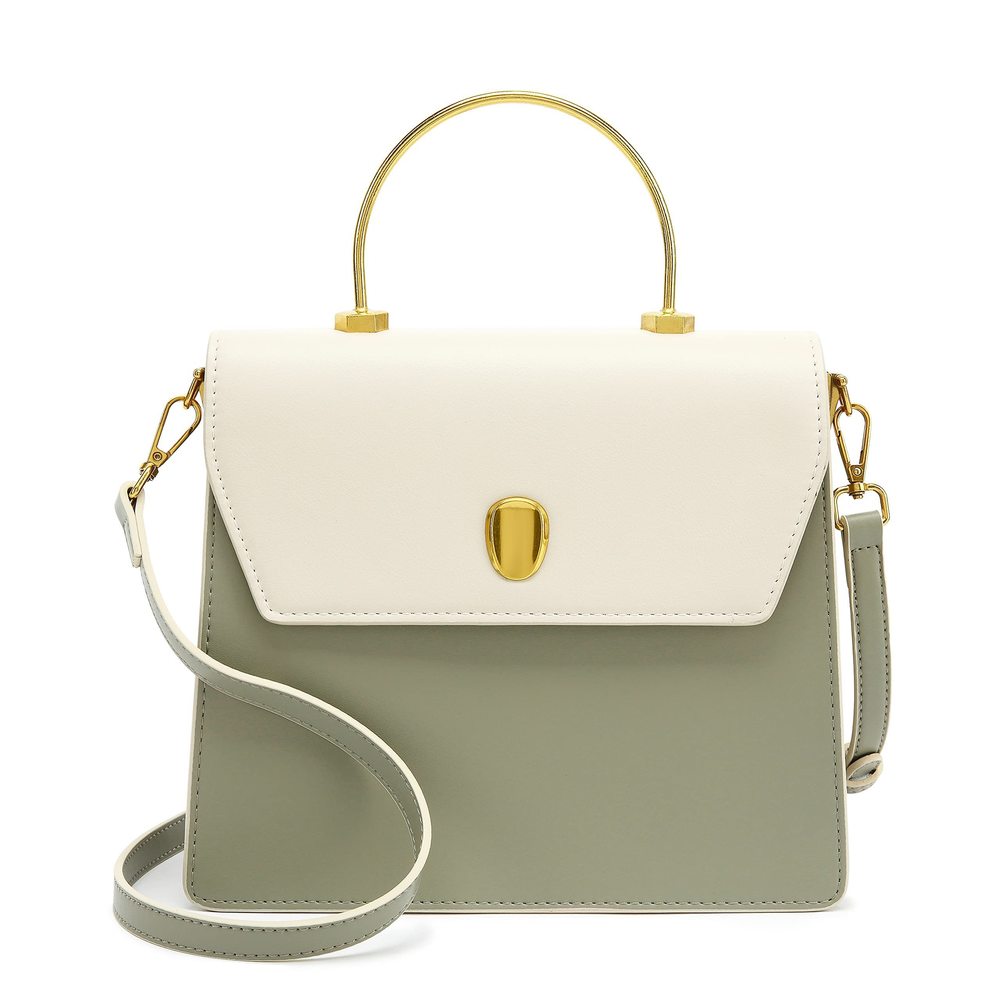 Classic Thick Genuine Crazy Horse Textured Satchel Crossbody Bag Top Handle St